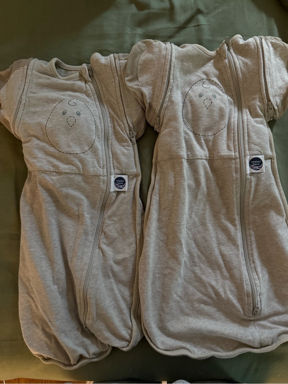 Nested Bean Sleep sack (0-3mo) 2 Pack